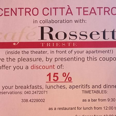 Centro Citta Teatro Hotell Trieste Exteriör bild